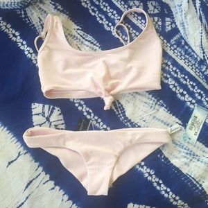 Frankie’s bikinis Greer bikini rose water